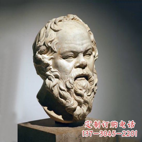 鹤壁苏格拉底石雕头像