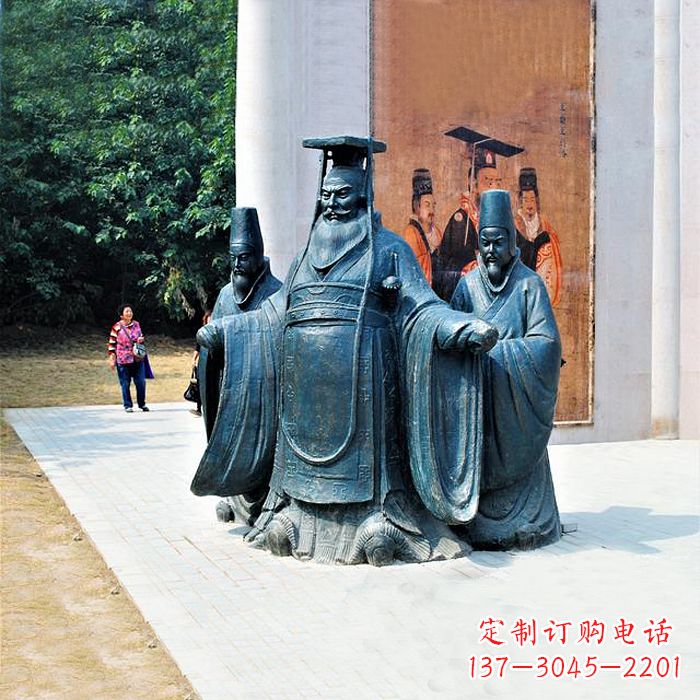 鹤壁隋文帝杨坚景观雕塑