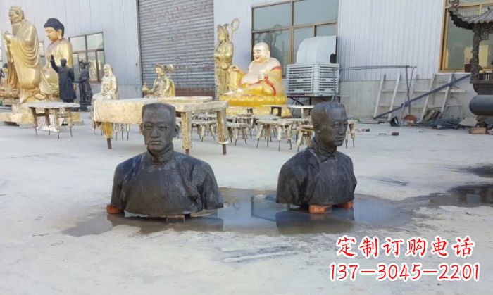 鹤壁陶行知半身像铜雕