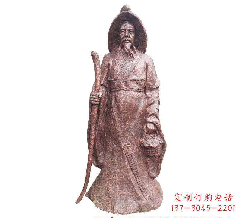 鹤壁陶渊明铜雕像