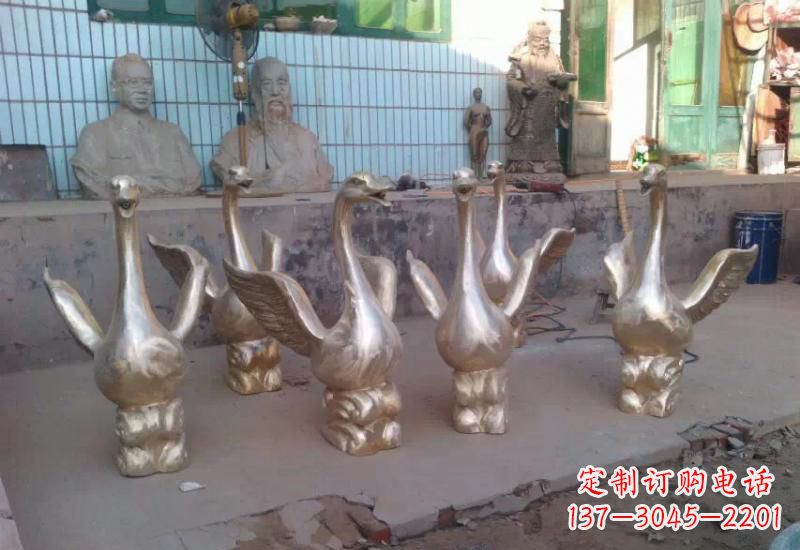 鹤壁天鹅喷泉雕塑