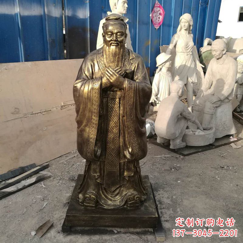 鹤壁同济大学孔子雕塑