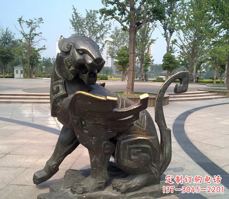 鹤壁铜雕抽象十二生肖