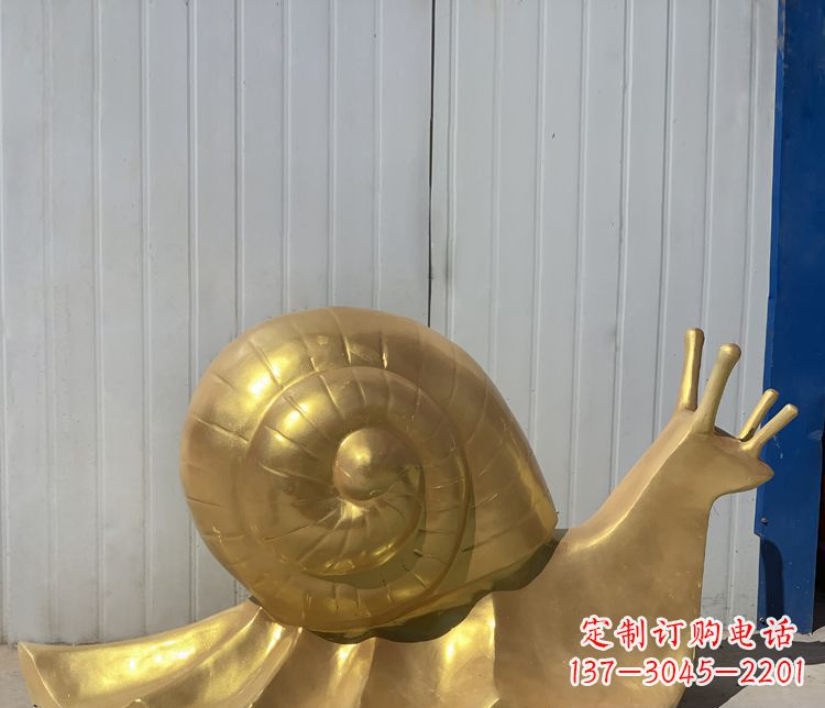 鹤壁铜雕创意蜗牛雕塑