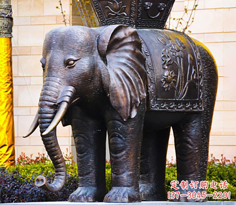 鹤壁铜雕大象