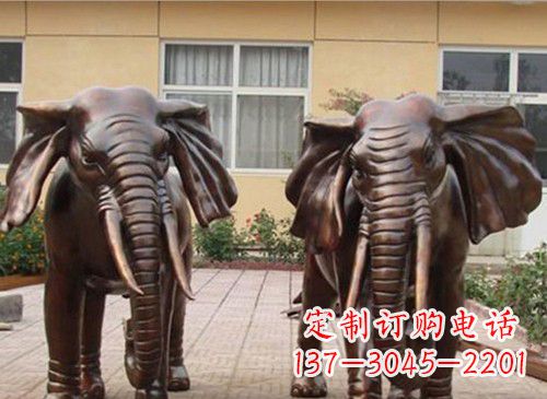 鹤壁铜雕大象222