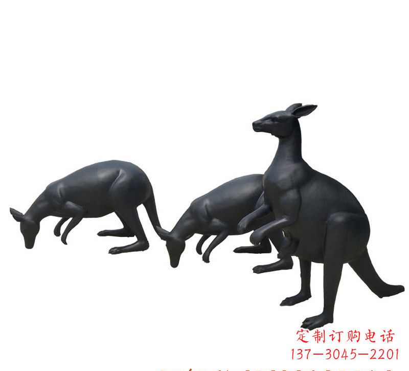 鹤壁铜雕袋鼠雕塑