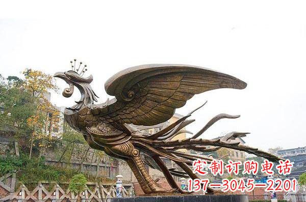 鹤壁铜雕凤凰