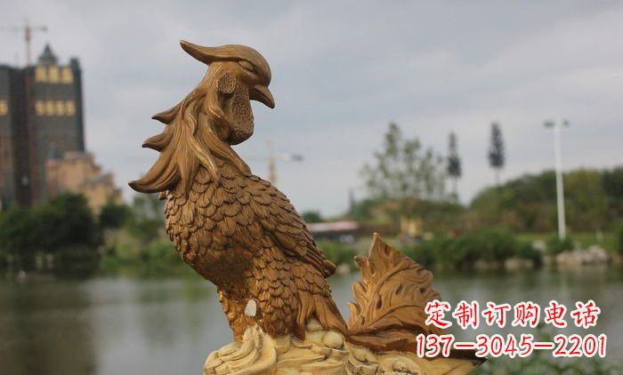 鹤壁铜雕凤凰古代神兽雕塑