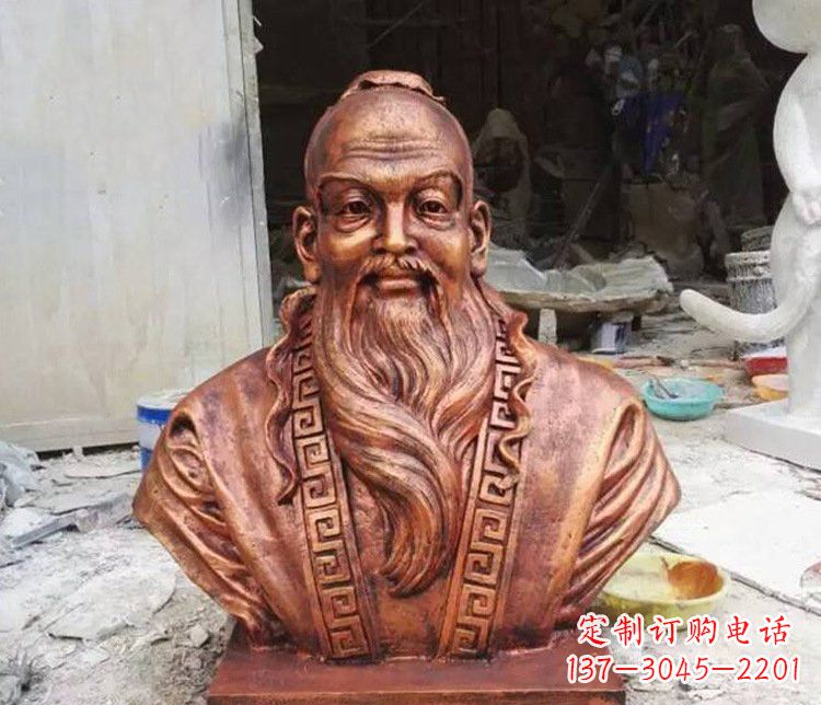 鹤壁铜雕古代孙思邈人物雕塑