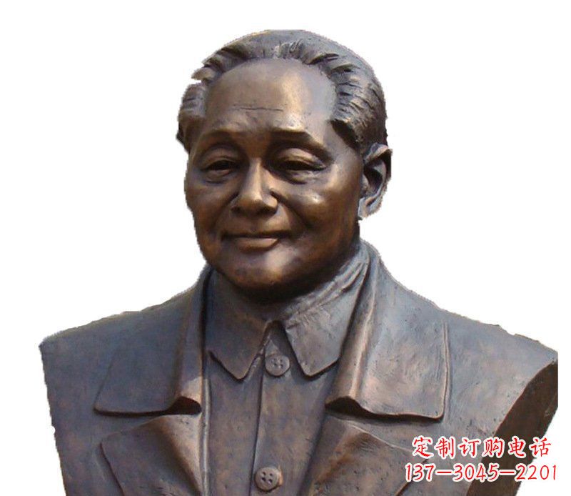 鹤壁铜雕广场纪念伟人邓小平雕塑