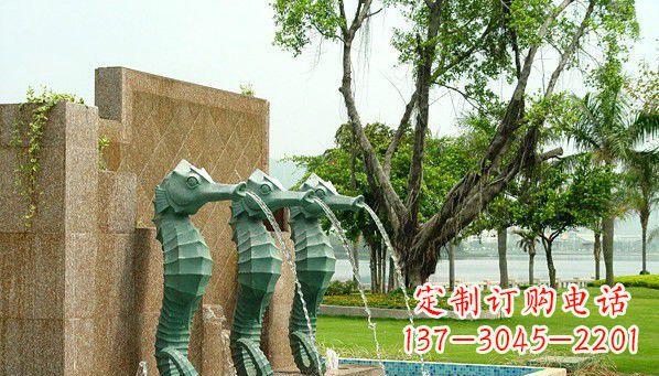 鹤壁铜雕海马雕塑