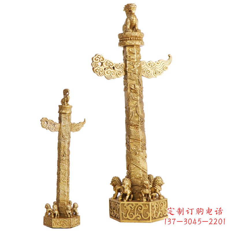 鹤壁铜雕华表柱