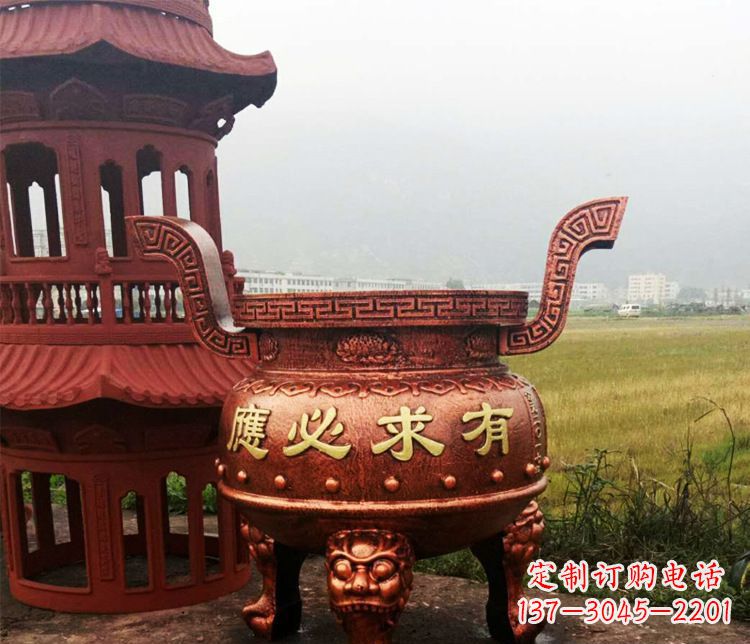鹤壁铜雕景观香炉