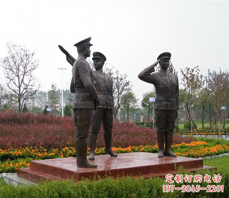 鹤壁铜雕警察铜雕