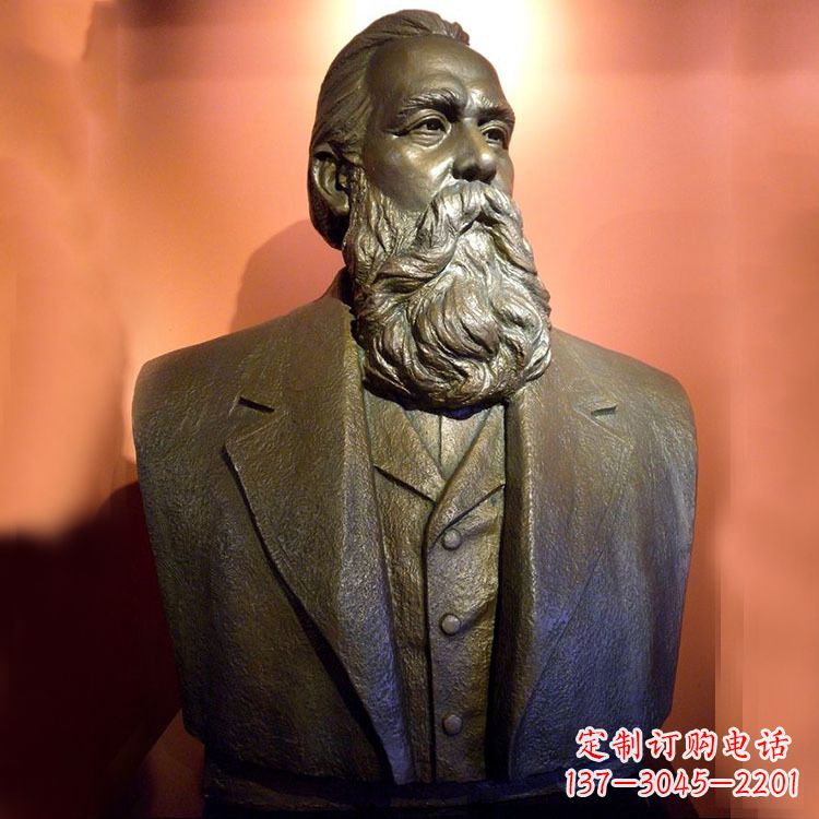 鹤壁铜雕马克思雕塑