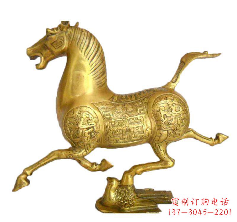 鹤壁铜雕马踏飞燕