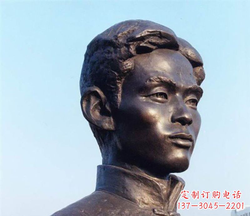 鹤壁铜雕人物头像