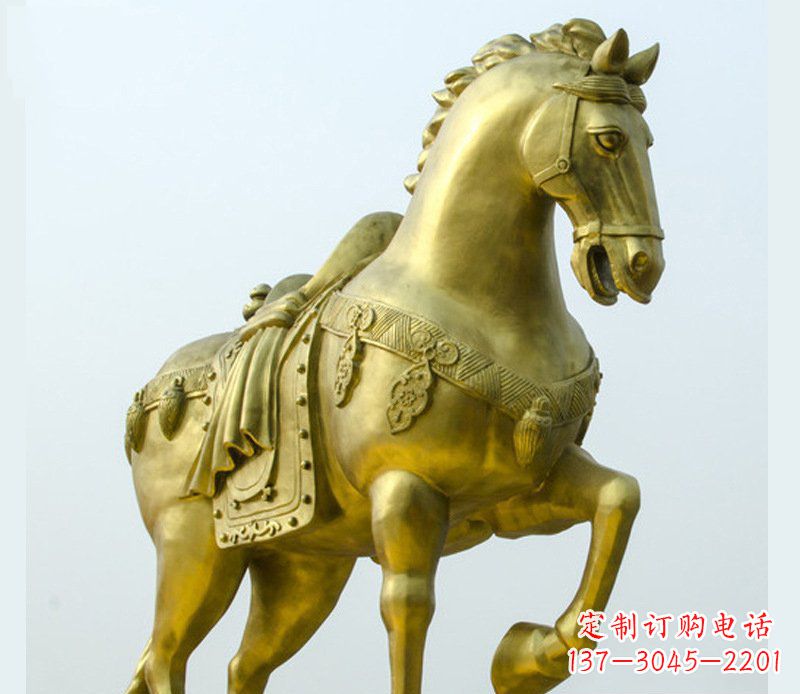 鹤壁铜雕商场招财动物马雕塑