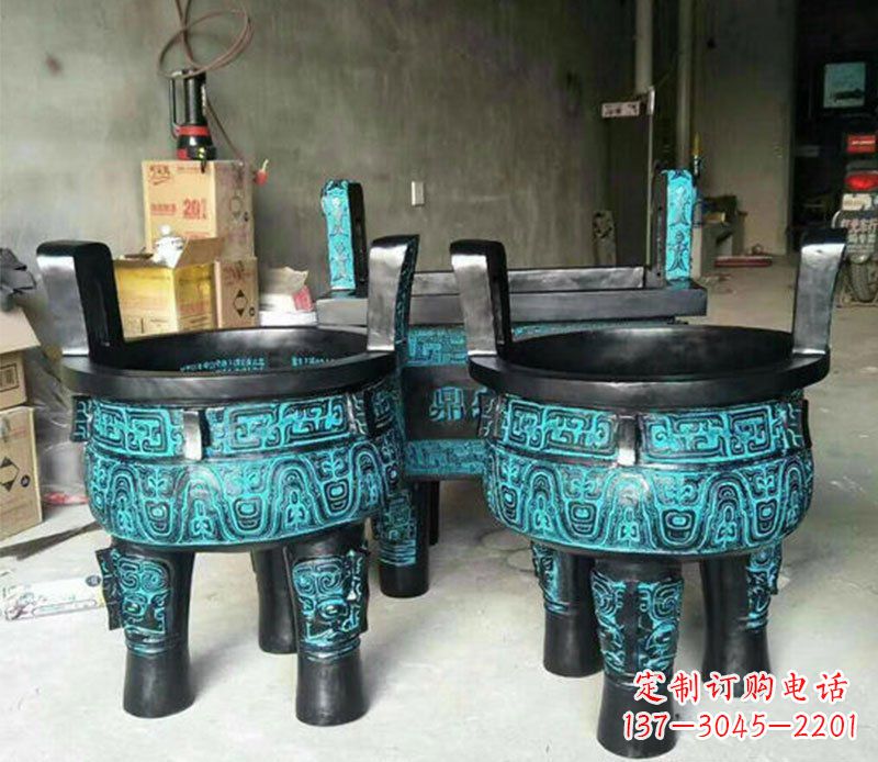 鹤壁铜雕香炉寺庙香炉雕塑