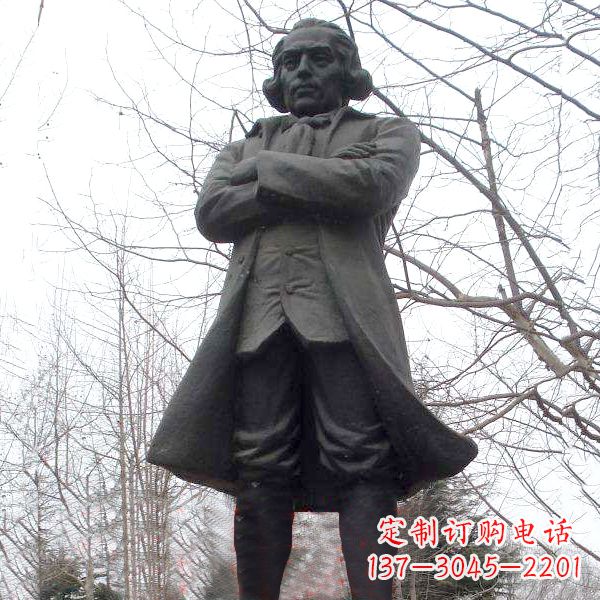 鹤壁瓦特公园铜雕塑像