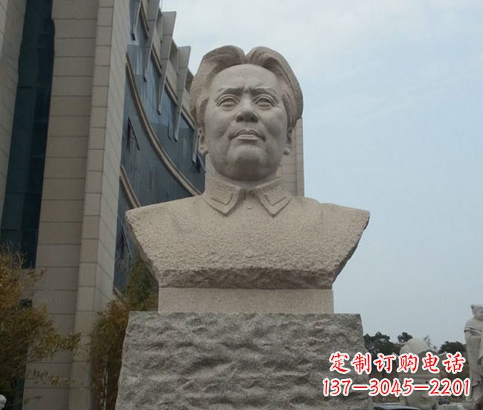 鹤壁伟人毛泽东胸像石雕