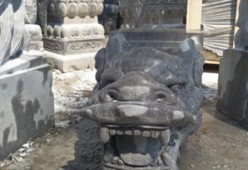 鹤壁传承巨龙传说的高品质龙头雕塑
