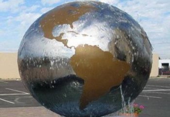 鹤壁国际化地球喷泉雕塑