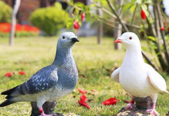 鹤壁秦皇岛和平鸽雕塑：表达和平与友谊的象征