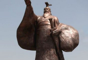 鹤壁秦始皇铜雕精美塑像，让历史回溯至您身边
