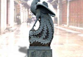 鹤壁匠心之作——青石仿古凤凰雕塑