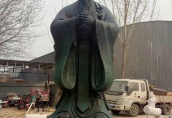 鹤壁青铜孔子雕塑，传承中华优秀文化