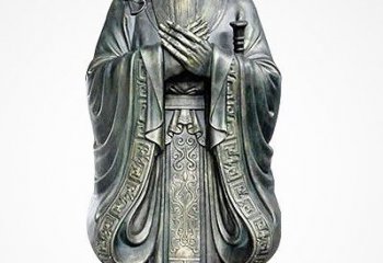 鹤壁青铜孔子像——独特的品格雕塑