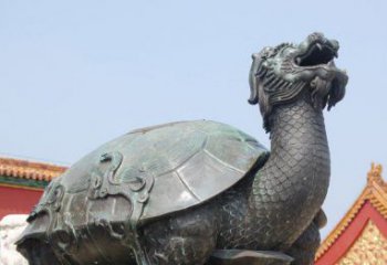 鹤壁青铜龙雕塑，象征传统文化之美