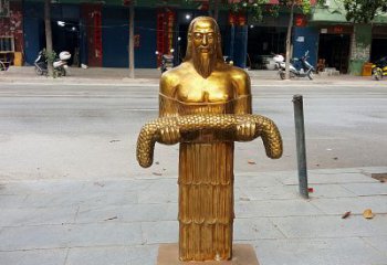 鹤壁昆仑山神农雕塑像，传承古老艺术