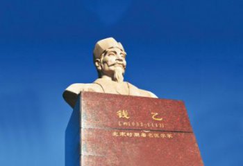 鹤壁中领雕塑荣耀出品：十大名医之儿科之圣头像雕塑