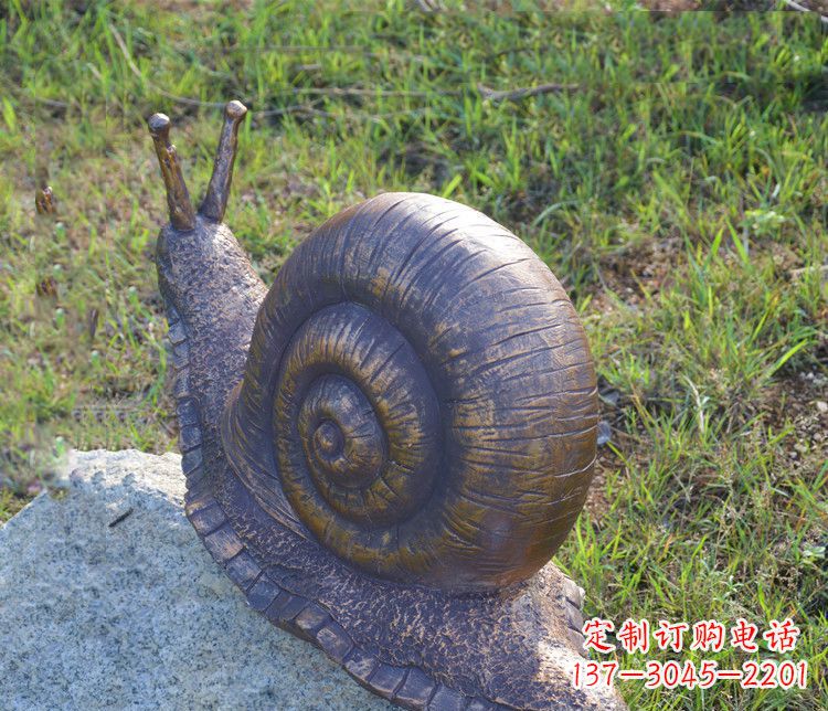鹤壁蜗牛铜雕