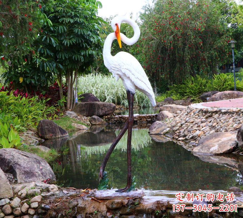鹤壁仙鹤雕塑摆件
