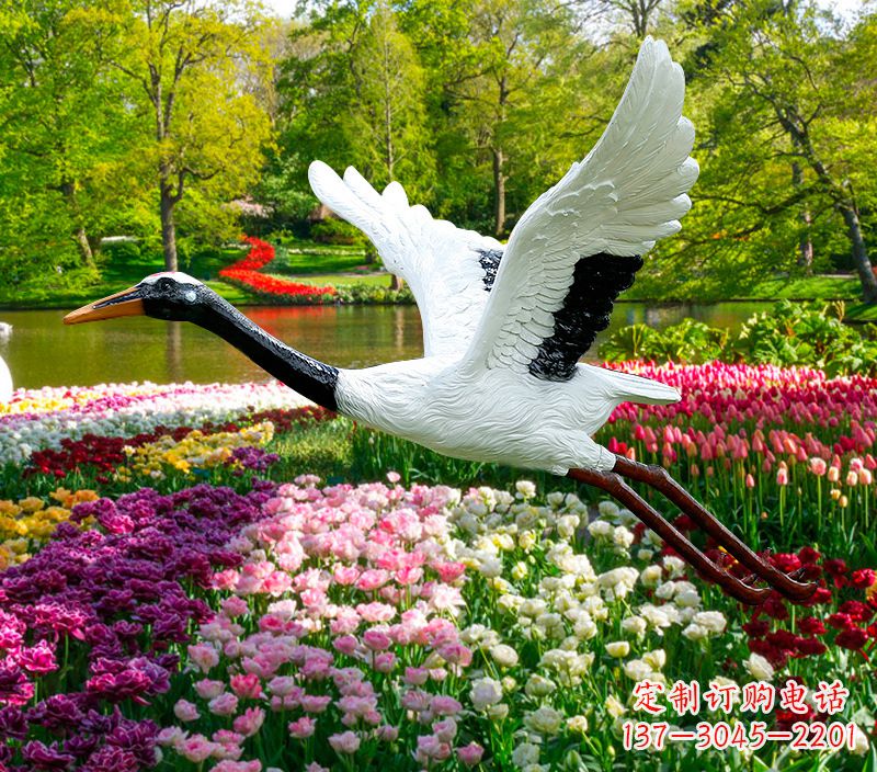 鹤壁仙鹤雕塑灯