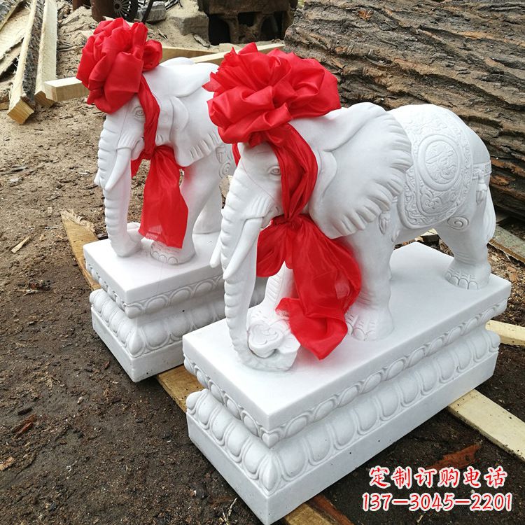 鹤壁现代石雕大象