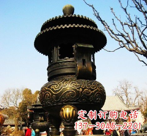 鹤壁香炉铜雕塑