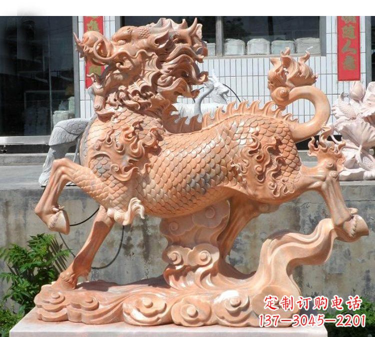 鹤壁祥云麒麟石雕