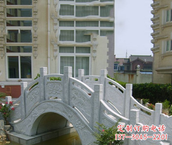 鹤壁小区景观大理石拱桥 (2)