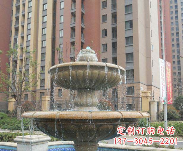 鹤壁小区景观大理石喷泉石雕