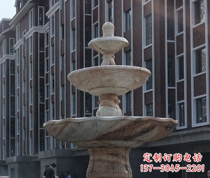 鹤壁小区景观大型喷泉石雕 (6)
