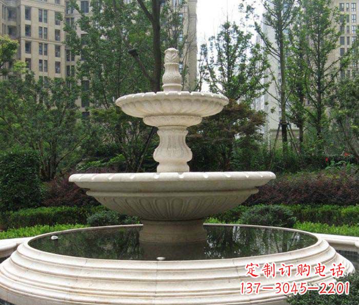 鹤壁小区景观欧式喷泉石雕 (2)