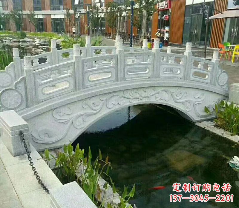 鹤壁小区景观石桥栏杆
