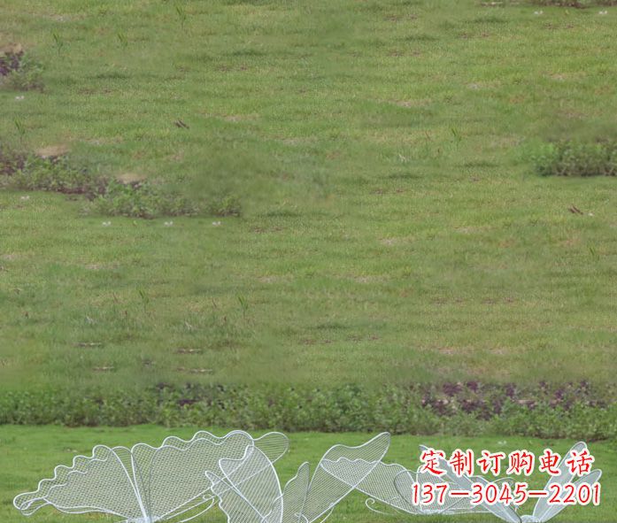 鹤壁小区镂空蝴蝶不锈钢摆件雕塑