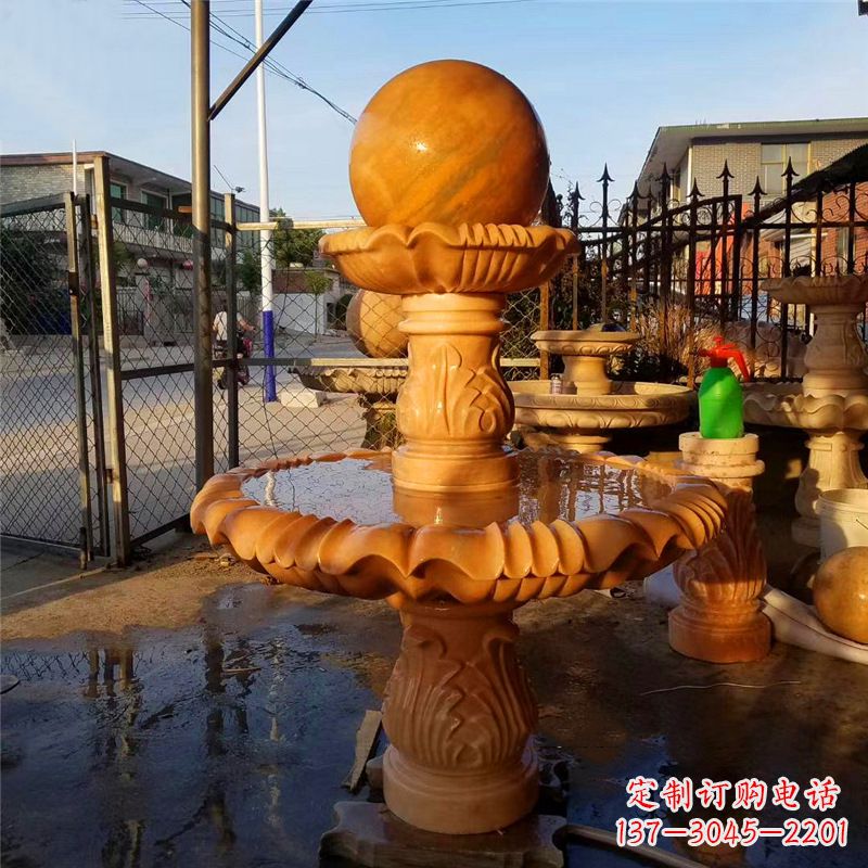 鹤壁小区石雕喷泉塔