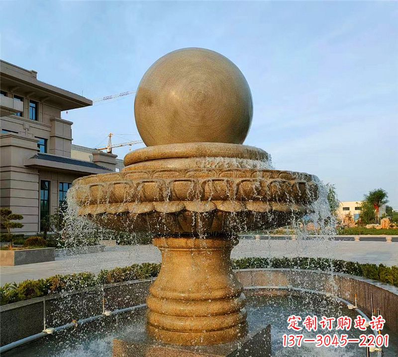 鹤壁小区石喷泉雕塑